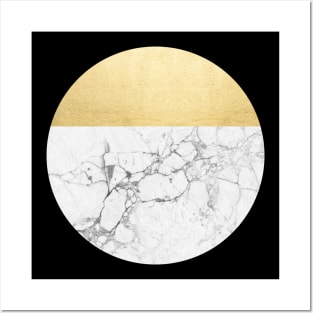 Marble and Gold 02 Posters and Art